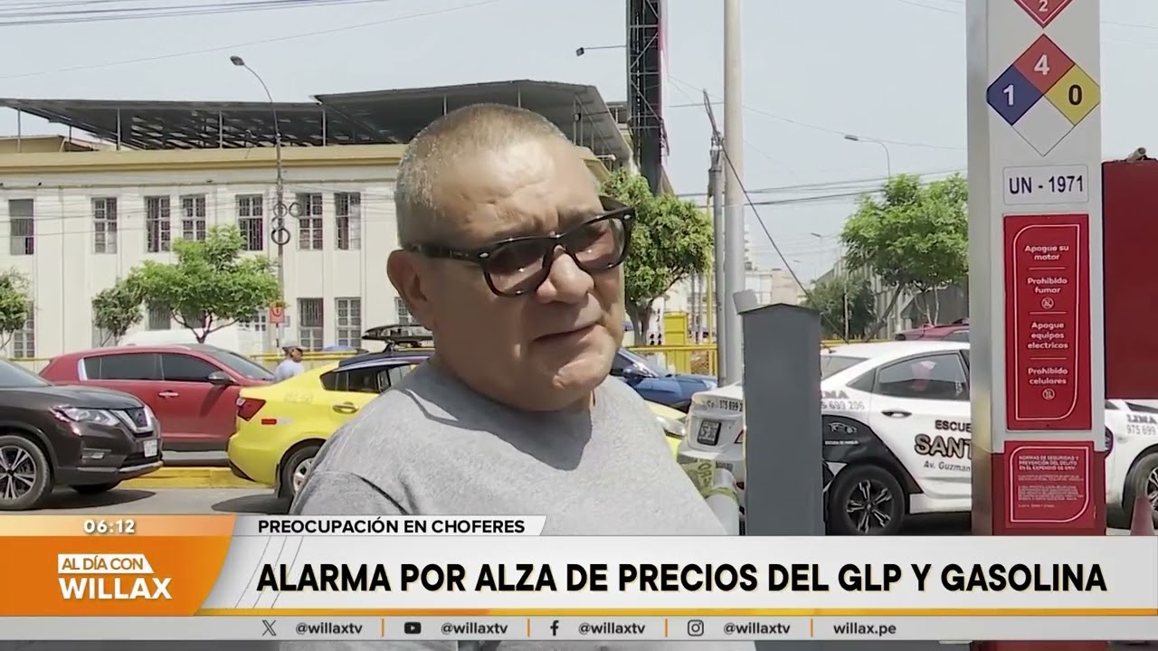 Al Día con Willax - MAR 05 - ALARMA POR ALZA DE PRECIOS DEL GLP Y GASOLINA | Willax