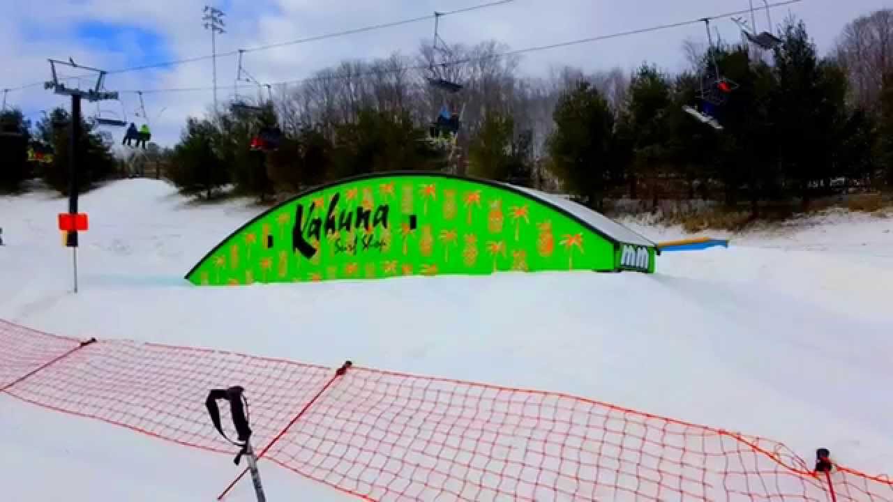 Skool Yard and Junk Yard at Mt St Louis Moonstone- Hayes Skiing - YouTube