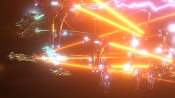 Very fast space battle with the Awakened Fallen Empire! - Stellaris