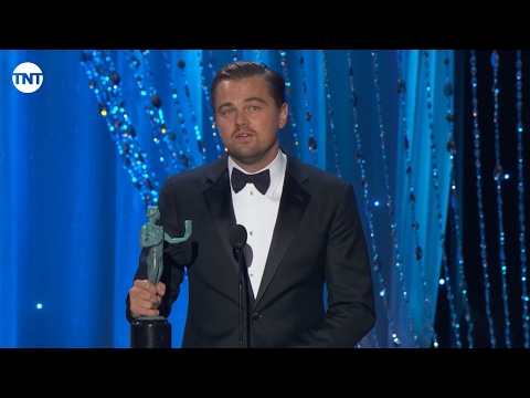 Leonardo DiCaprio I SAG Awards Acceptance Speech 2016 I TNT