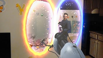 Peeking thru HoloLens Portal (fan project trailer)