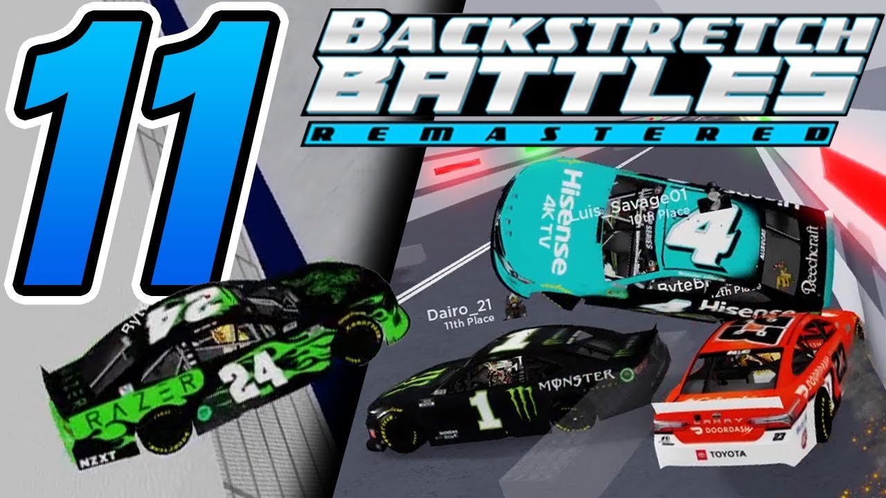 Backstretch Battles Remastered Crash Compilation 11