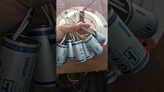 6 capacitor connections fan speed first । 5 ক্যাপাসিটর সংযোগ করলে কি ফ্যান বেশি ঘুরবে #electrician