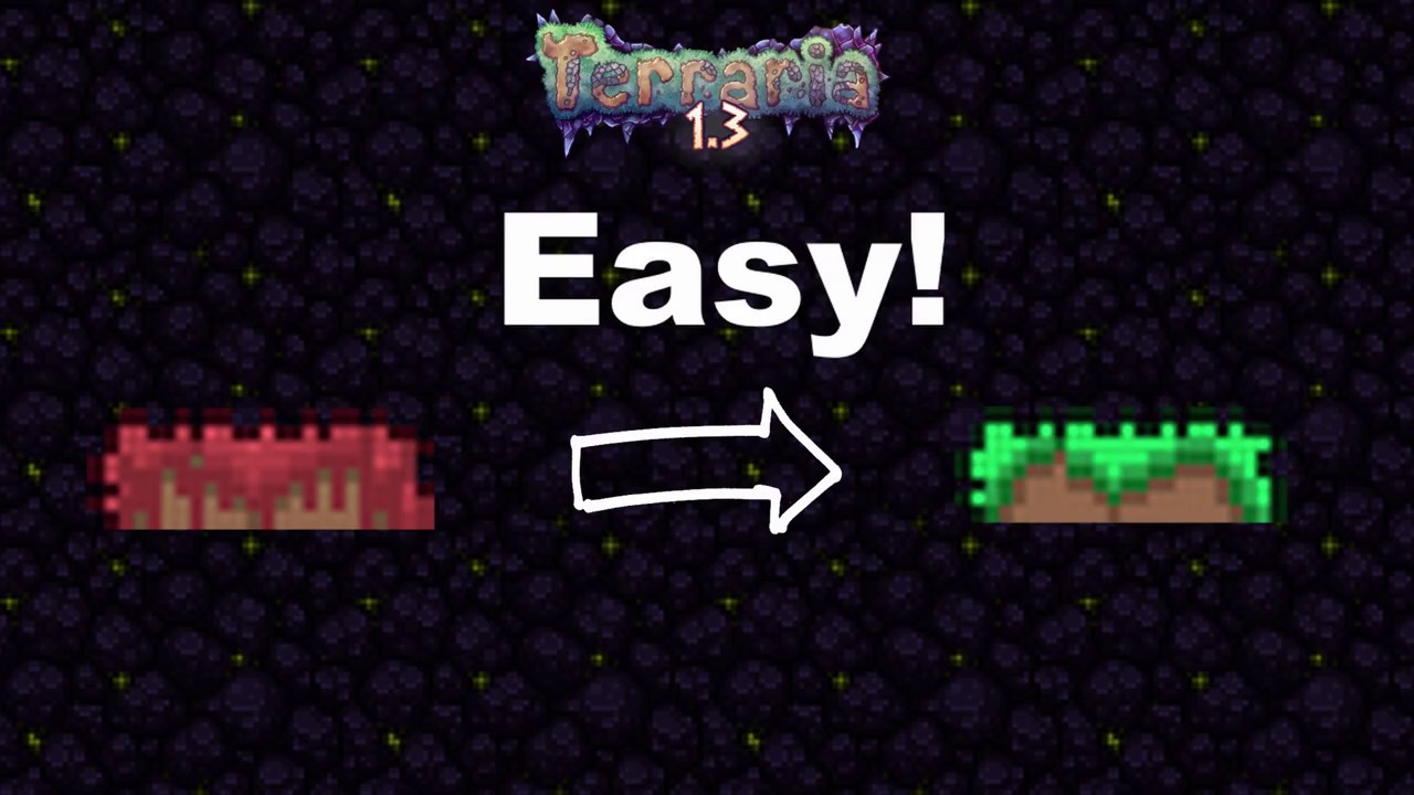 2 WAYS TO CLEANSE YOUR TERRARIA WORLD! How to Get Rid of Crimson 2 WAYS TO CLEANSE YOUR TERRARIA WORLD! How to Get Rid of Crimson