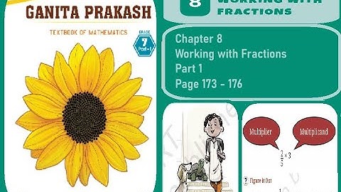 Class 7 Ganita Prakash Chapter 8 Working With Fractions Part 1 Page 173 - 176, Multiplying Fractions