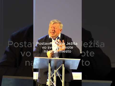 Postavme Pána Ježiša na prvé miesto - Alexander Barkóci
