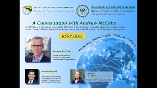 A Conversation with Andrew McCabe
