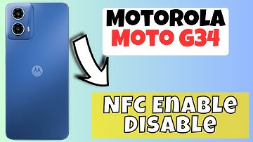 NFC Enable  Disable Motorola Moto G34 || Settings or Options for NFC Enable  Disable