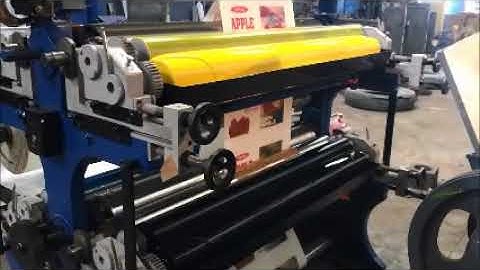 Paper Bag Machine with 4 color online printing