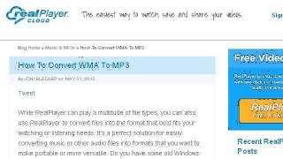 How-To Convert Real Player To MP3 Mac