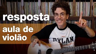 Nando Reis - Como tocar "Resposta" no violão #EnsiNando