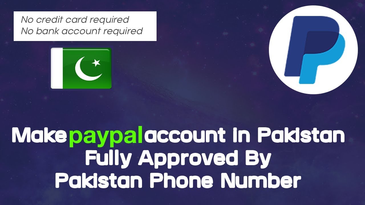 How to create paypal account in pakistan 2018 (In Hindi | Urdu) - YouTube