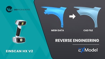 Einscan HX2 / Reverse Engineering with EXModel Pro | Car Fender