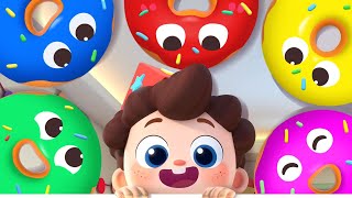 Five Little Donuts | Learn Colors \& Numbers | Nursery Rhymes \& Kids Songs | Neo's World | BabyBus