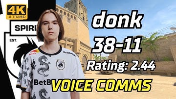 【4K】donk (38-11) rt:2.44 VOICE COMMS (mirage) | FACEIT Ranked NA (English Subtitles) | Jun 2, 2024