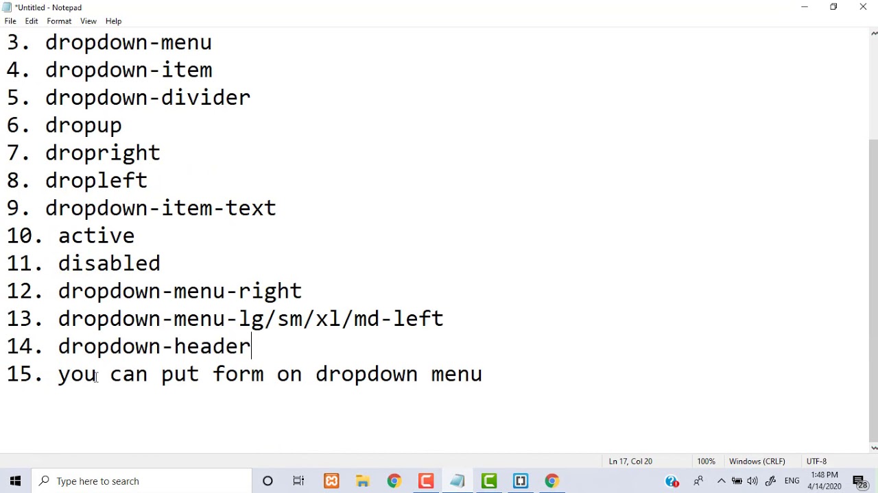 bootstrap 4 4 dropdown - YouTube