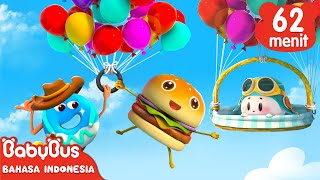 Wah, Kami Bisa Terbang di Langit! | Petualangan Makanan | Kartun Anak | BabyBus Bahasa Indonesia