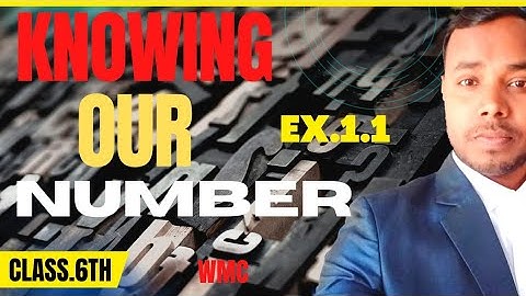 knowing Our Numbers Class 6Th Exercise 1.1 Complete In One Shot||