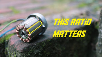 Not the whole motor winding produces torque