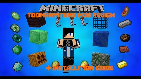 Minecraft TooManyItems Mod (1.7.2) Review + Installation Guide