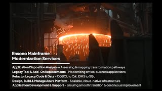 How SSAB Modernized Core Applications with Ensono | Mainframe to Cloud Transformation