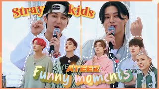 STRAY KIDS moments to watch at night ft. ATEEZ♡