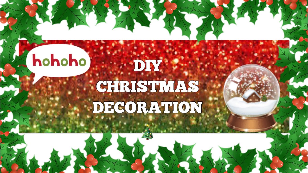 🎄Easy Christmas Decoration You Will Love DIY🎄 - YouTube