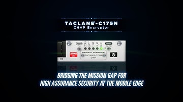 Meet the TACLANE®-C175N CHVP Encryptor