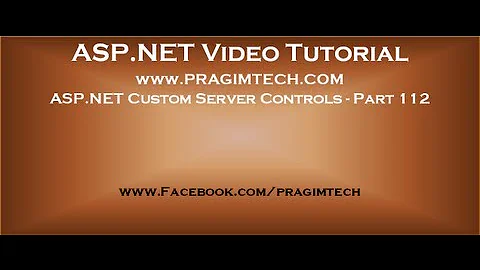 Asp net custom server controls   Part 112