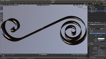 Blender 2 80 Tutorial: Create A 3d Scroll Using A Curve Path.