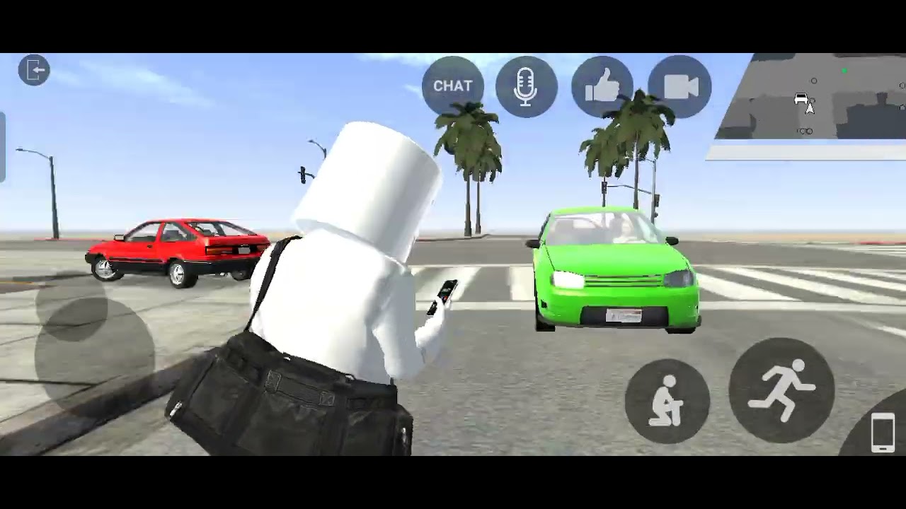 Probando los autos y moto