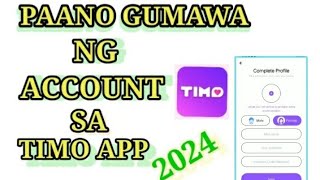 Paano Gumawa Ng  Account Sa ""Timo App"" screenshot 5