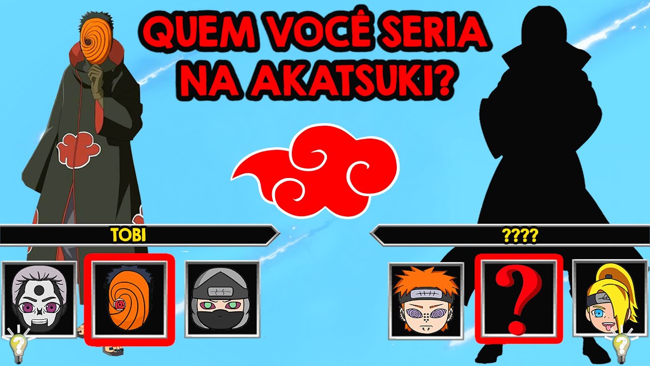 QUEM VOCÊ SERIA NA AKATSUKI