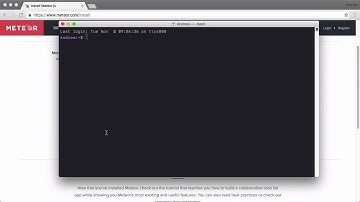 Full-Stack Web Apps with Meteor and React : Installing Meteor (Linux, macOS, Windows)