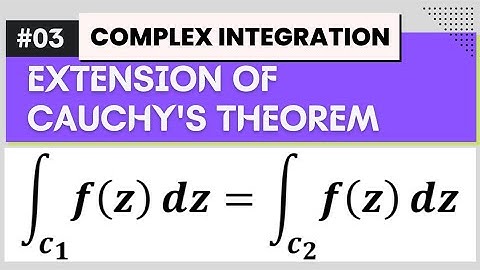 B.Sc.6th Sem.(L-07) | Extension of Cauchy