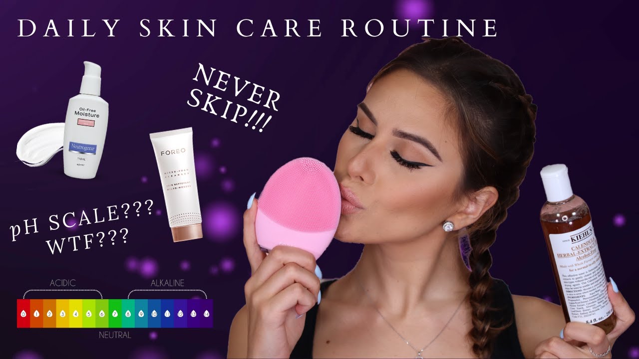 MAKEUP FOR BEGINNERS - DAILY SKIN CARE ROUTINE - YouTube