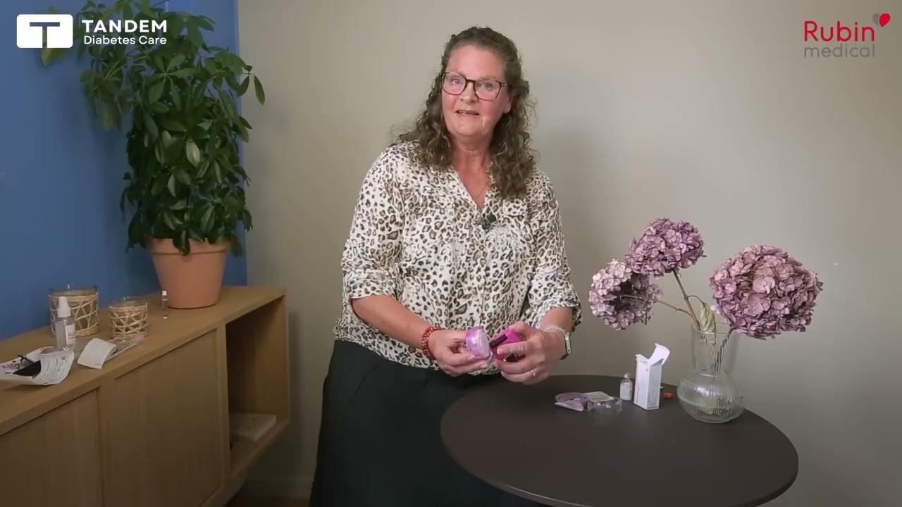 Fyll reservoar och påsättning av infusionsset i din Tandem t:slim X2 insulinpump