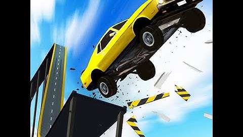 MEGA RAMP CAR JUMPING | Game Play Trick | Level 1 to 2 (iOS, Android)
