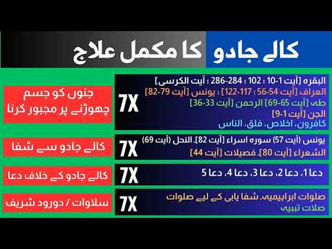 سیاہ جادو کے لئے مکمل تحفظ اور علاج