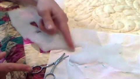 Quilting Artist Paula Reid Demonstrates Batt Snips