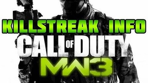 Modern Warfare 3 - Killstreak, Strike Package, Pointstreak System Info (Call of Duty: MW3)