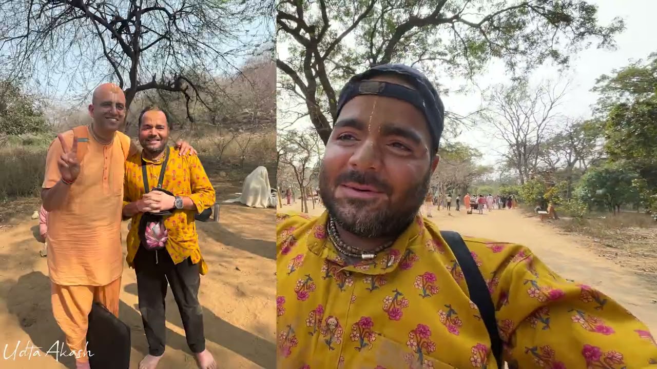 Govardhan Parikrama Aur Amogh lila Prabhu se Mulakat | UDTA AKASH @myashraya 