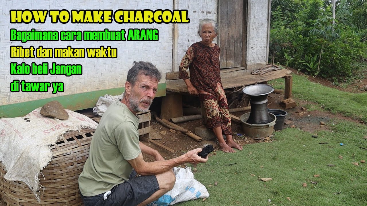 Oh Ternyata Begini Nih Cara Membuat Arang..Ribet Dan Makan Waktu. Kalo Beli Jangan Di Tawar Ya.
