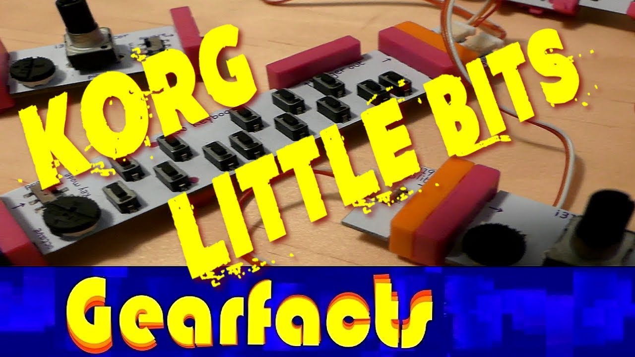 Korg little bits synthesizer science kit assembled and tested