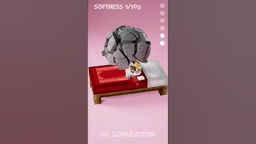 🐱 Minecraft Cat vs Falling Objects ⚪💧🎈 | Cinema4D Soft Body Physics Simulation