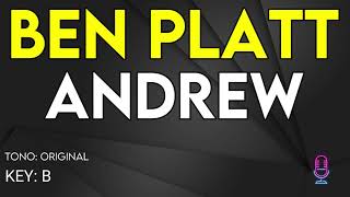 Ben Platt - Andrew - Karaoke Instrumental