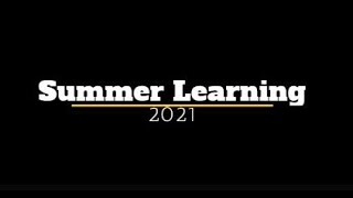 2021 Summer Learning Program