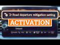 HONDA Jazz V HYBRID – How to Manage Road Departure Mitigation Settings