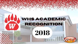WHS Senior Academic Recognition: 2018