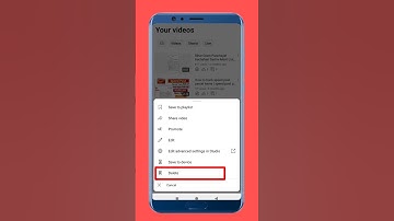 YouTube Channel Se Video Delete Kaise Kare | How To Delete YouTube Video 2025 #shorts